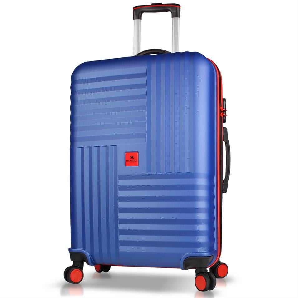 My Valice Puzzle Abs Büyük Boy Lacivert Valiz