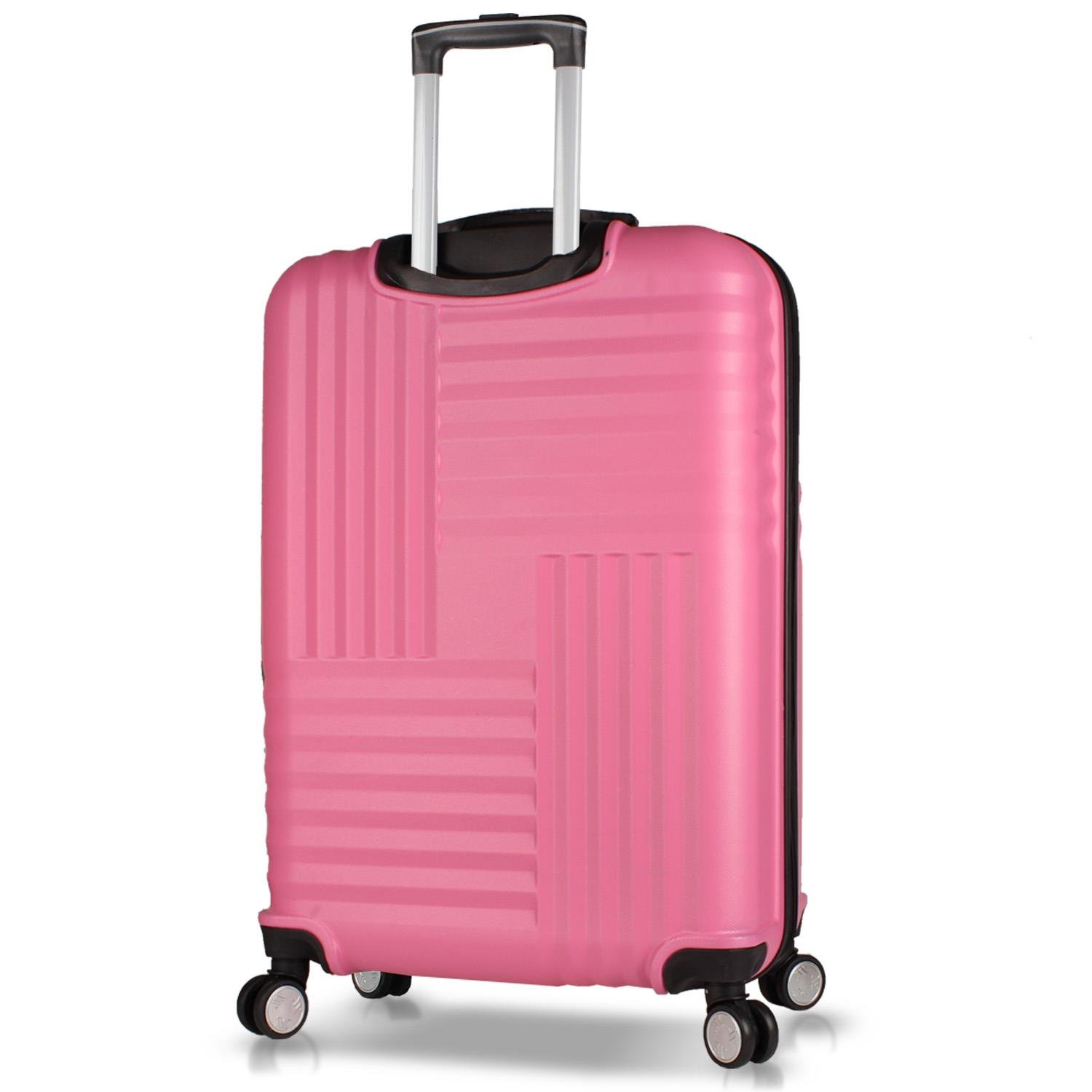 My Valice Puzzle Abs Büyük Boy Pembe Valiz