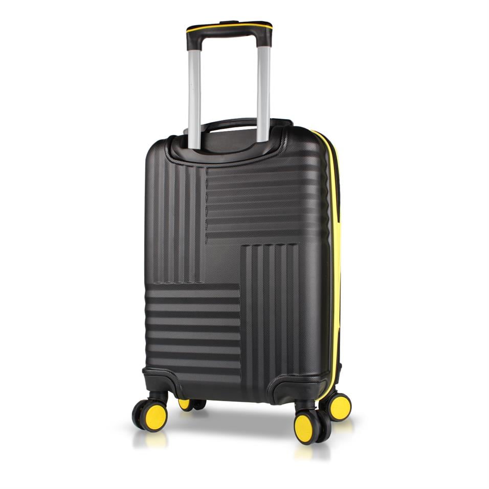 My Valice Puzzle Abs Küçük Kabin Boy Siyah Valiz