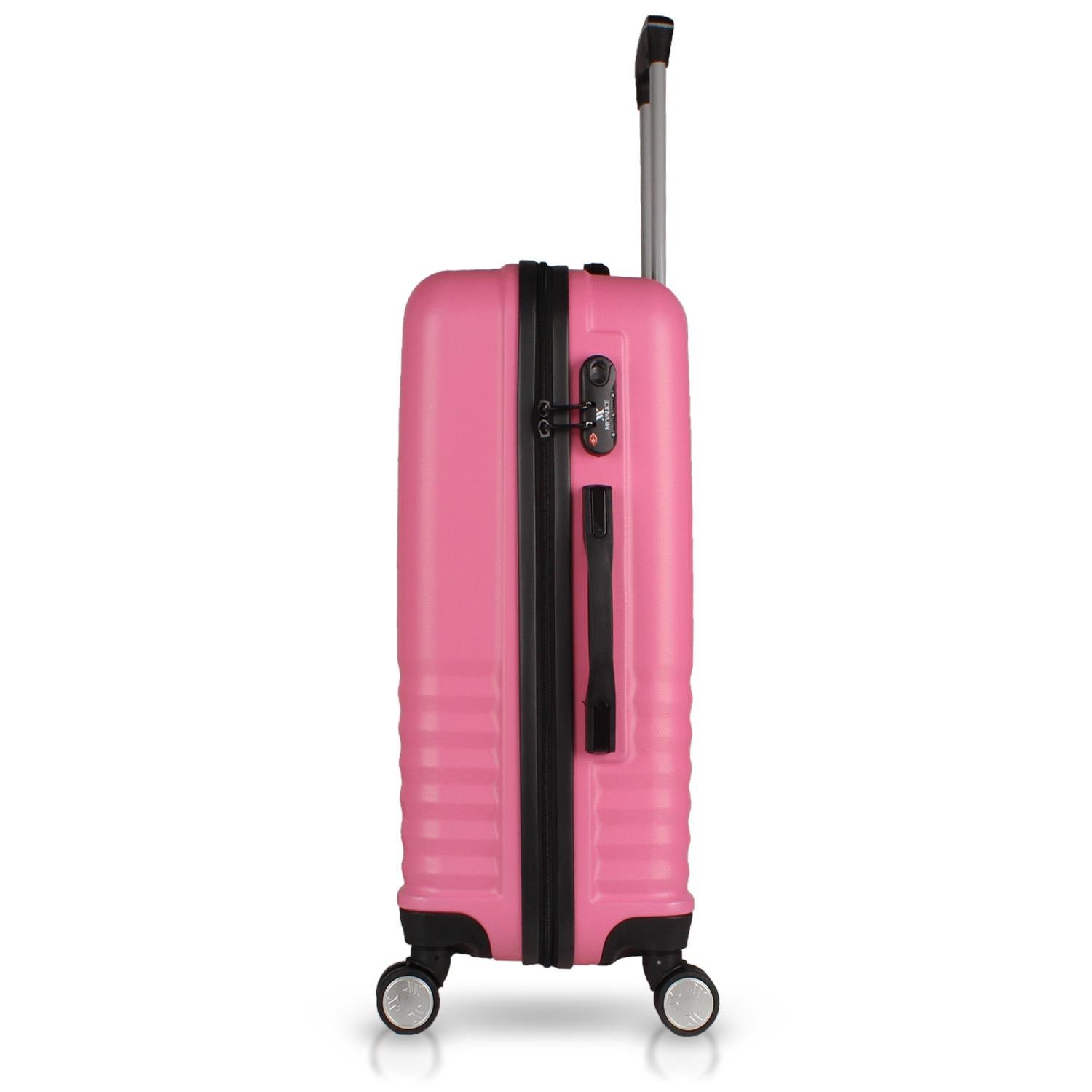 My Valice Puzzle Abs Medium Size Luggage Pink