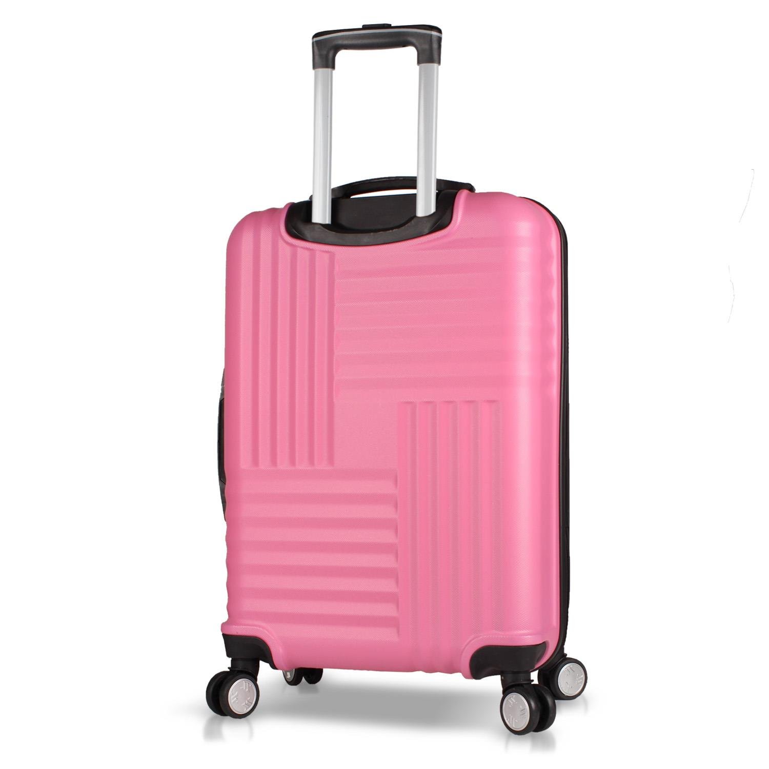 My Valice Puzzle Abs Medium Size Luggage Pink