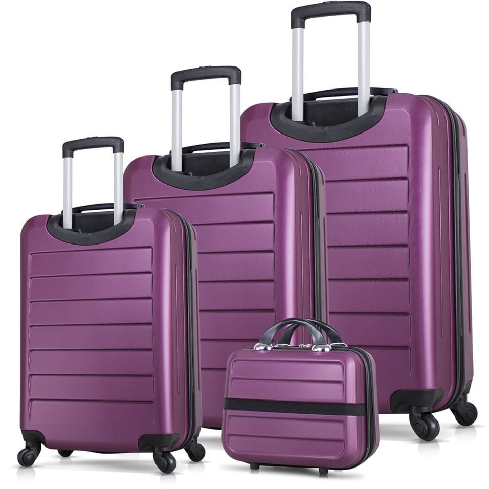 My Valice Ruby Abs 4'lü Travel Valiz Seti Mürdüm