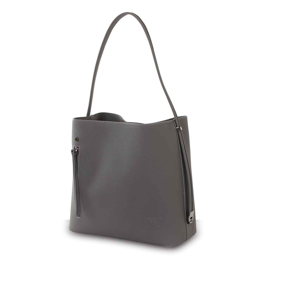 My Valice Smart Bag 1303 Kadın Çapraz Omuz Kol Çantası RFID Füme