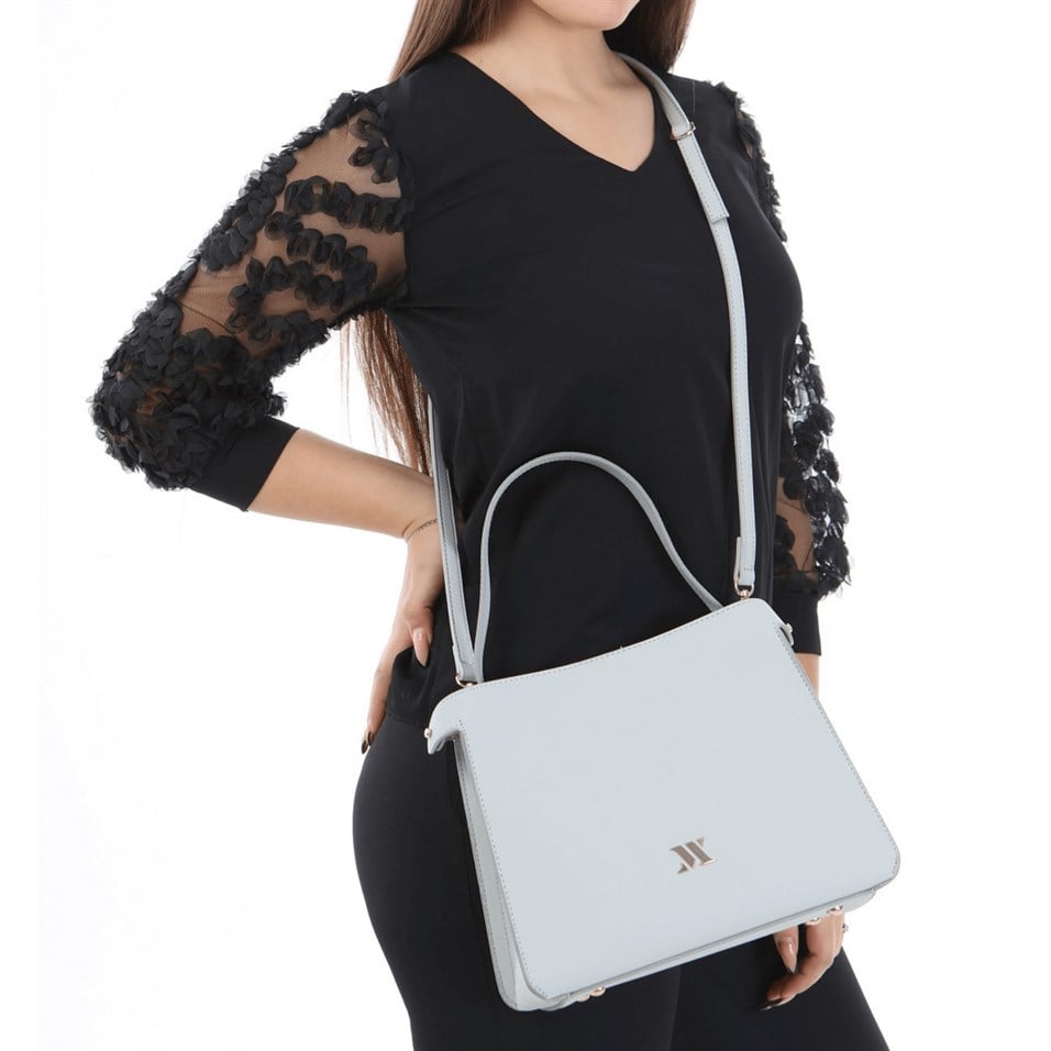 My Valice Smart Bag 1304 Kadın Çapraz Omuz Kol Çantası RFID Gri