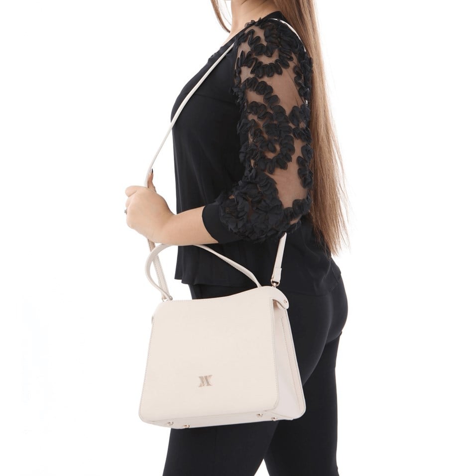 My Valice Smart Bag 1304 Kadın Çapraz Omuz Kol Çantası RFID Bej