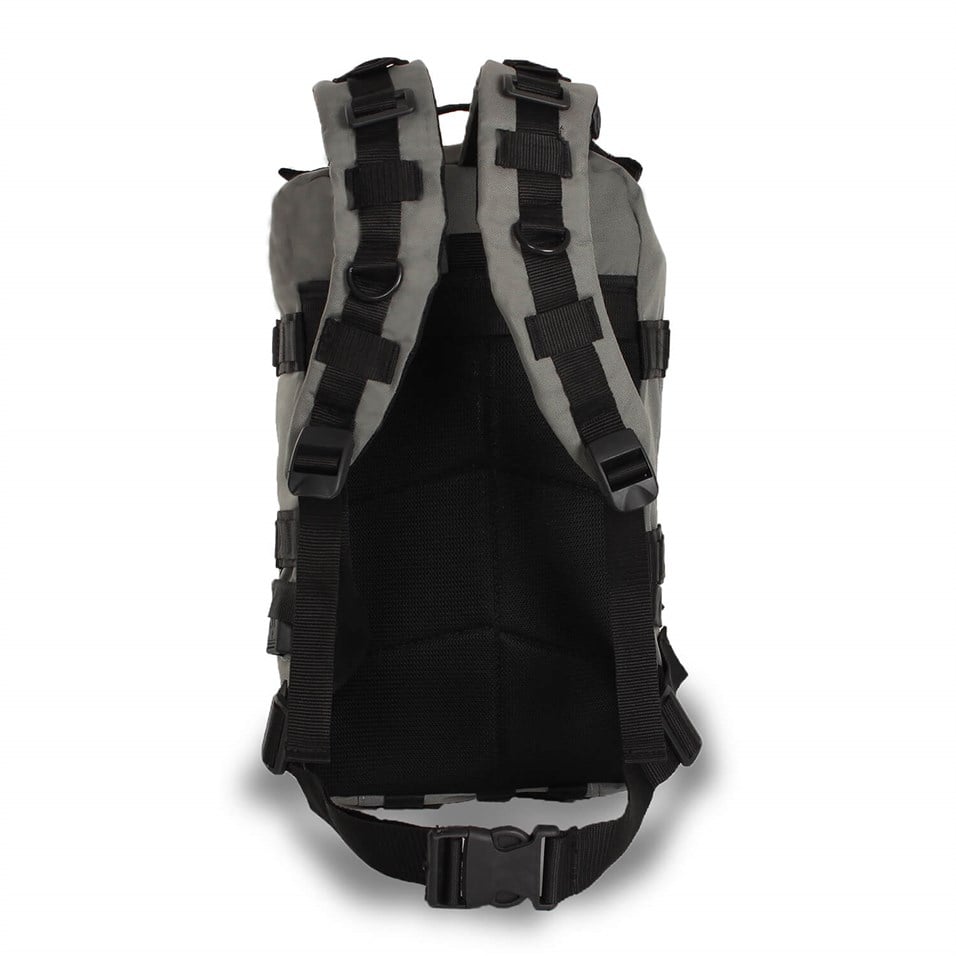 My Valice Smart Bag Army 30 lt Usb Şarj Girişli Outdoor Dağcı Sırt Çantası Gri