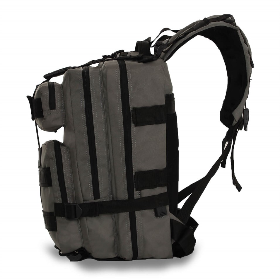 My Valice Smart Bag Army 30 lt Usb Şarj Girişli Outdoor Dağcı Sırt Çantası Gri