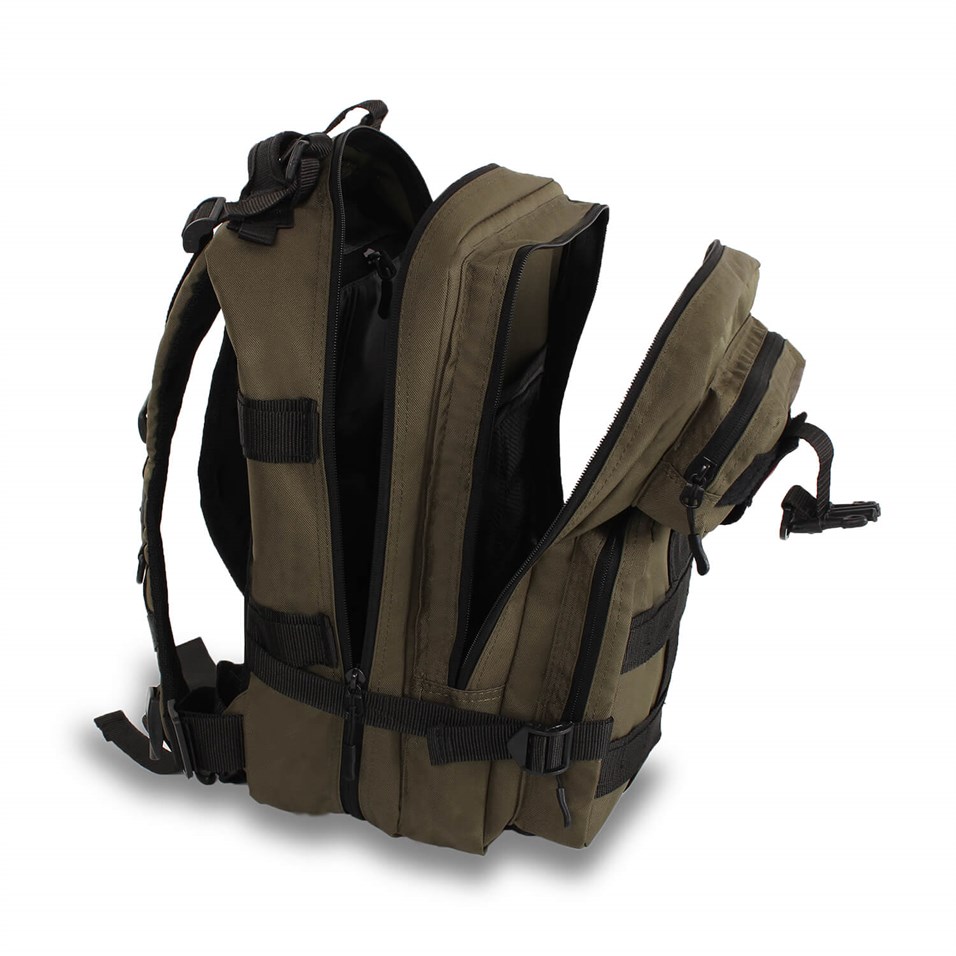 My Valice Smart Bag Army 30 lt Usb Şarj Girişli Outdoor Dağcı Sırt Çantası Kırmızı