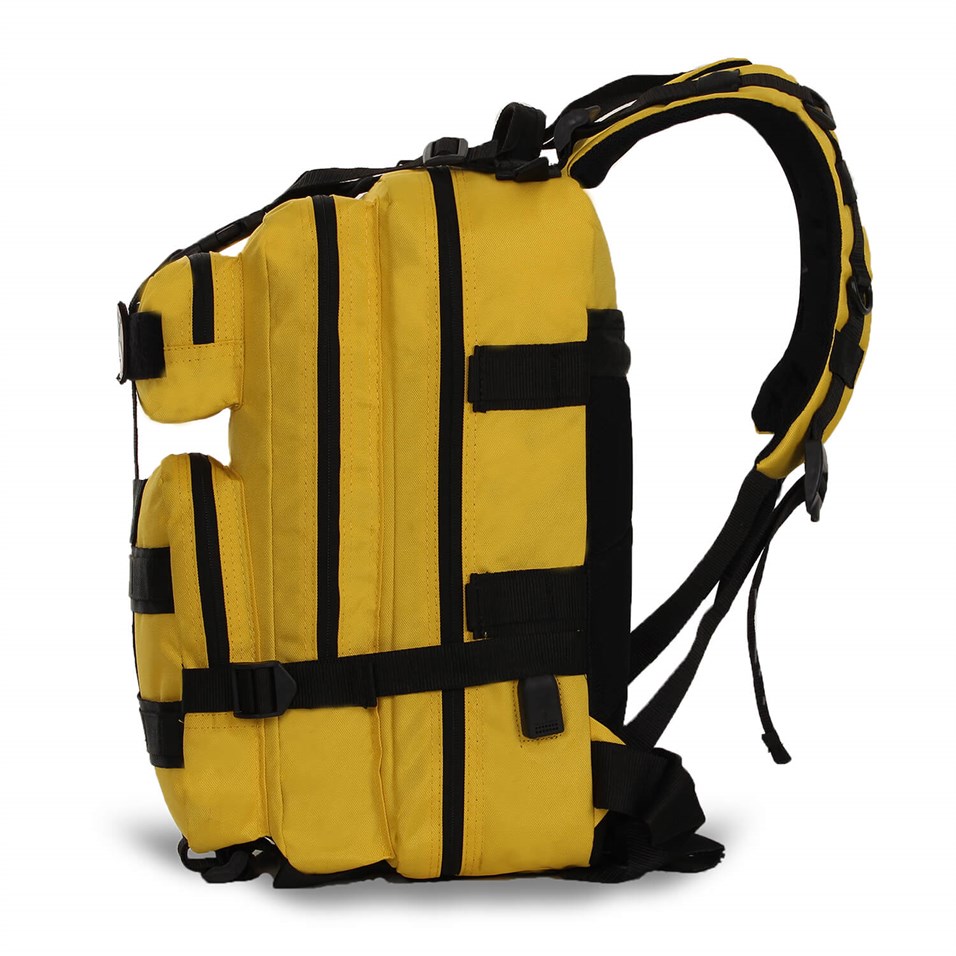 My Valice Smart Bag Army 30 lt Usb Şarj Girişli Outdoor Dağcı Sırt Çantası Sarı