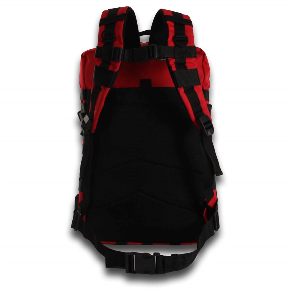 My Valice Smart Bag Army 50 lt Usb Şarj Girişli Outdoor Dağcı Sırt Çantası Kırmızı