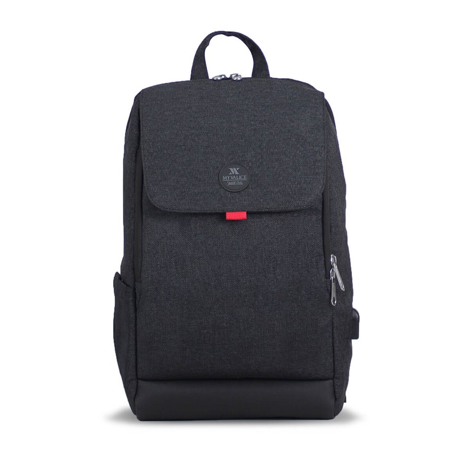 My Valice Smart Bag BUSINESS Usb Şarj Girişli Akıllı Notebook Sırt Çantası Siyah