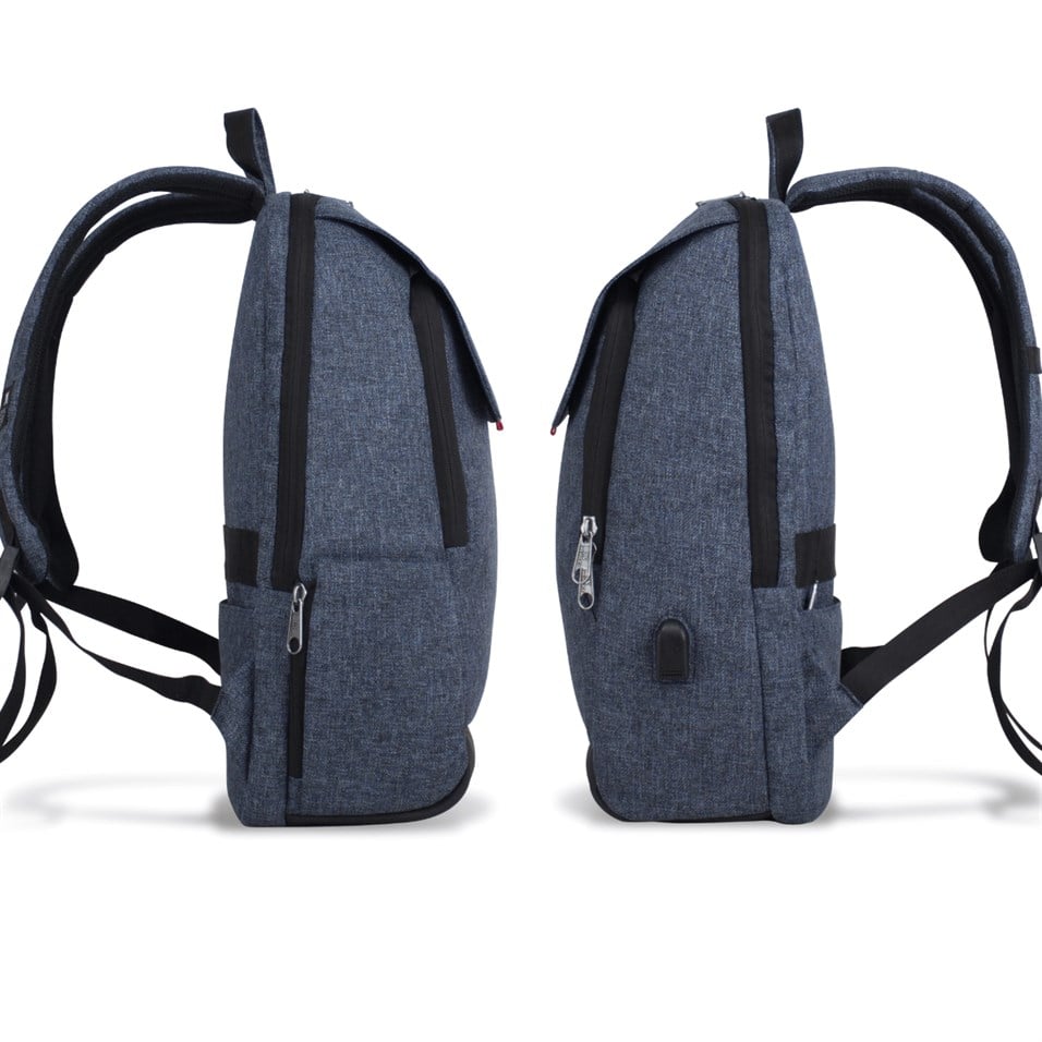 My Valice Smart Bag BUSINESS Usb Şarj Girişli Akıllı Notebook Sırt Çantası Lacivert