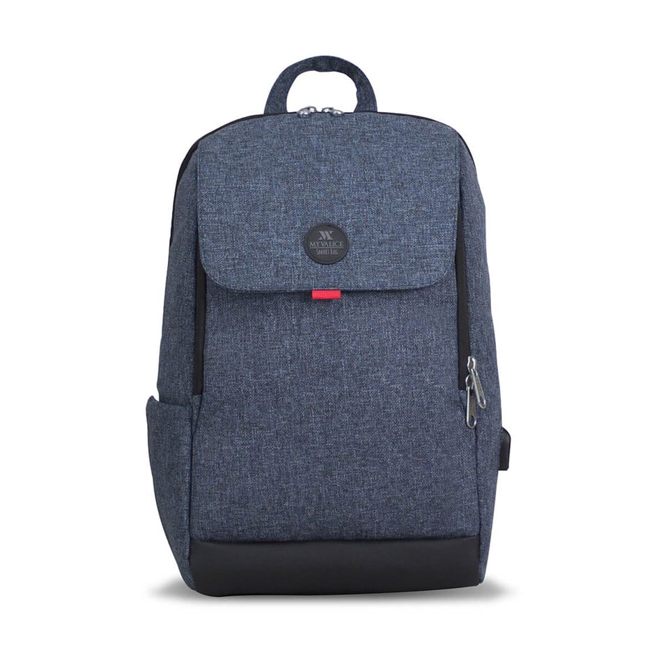 My Valice Smart Bag BUSINESS Usb Şarj Girişli Akıllı Notebook Sırt Çantası Lacivert