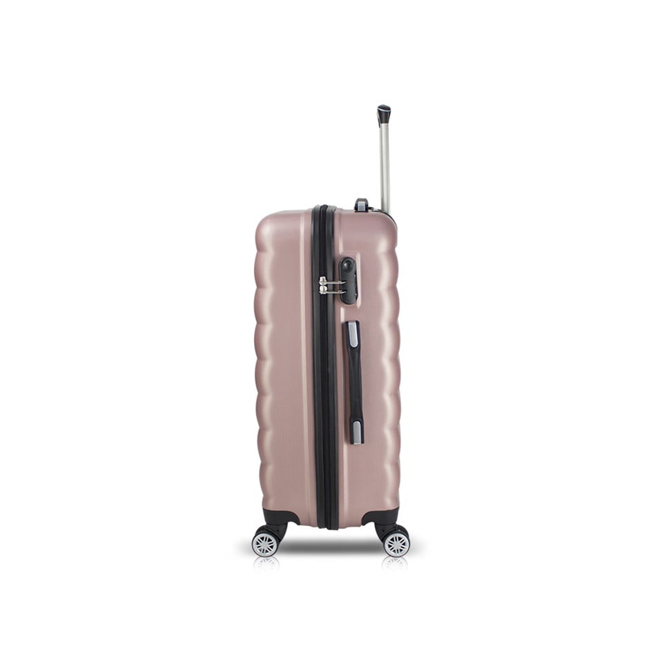 My Valice Smart Bag Colors Usb Şarj Girişli 2'li Valiz Seti (Büyük ve Orta) Rose