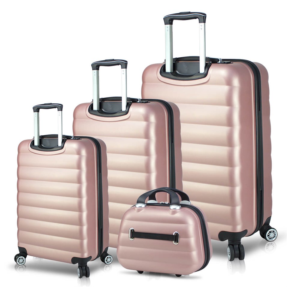 My Valice Smart Bag Colors Usb Şarj Girişli 4'lü Valiz Seti (Travel Set) Rose