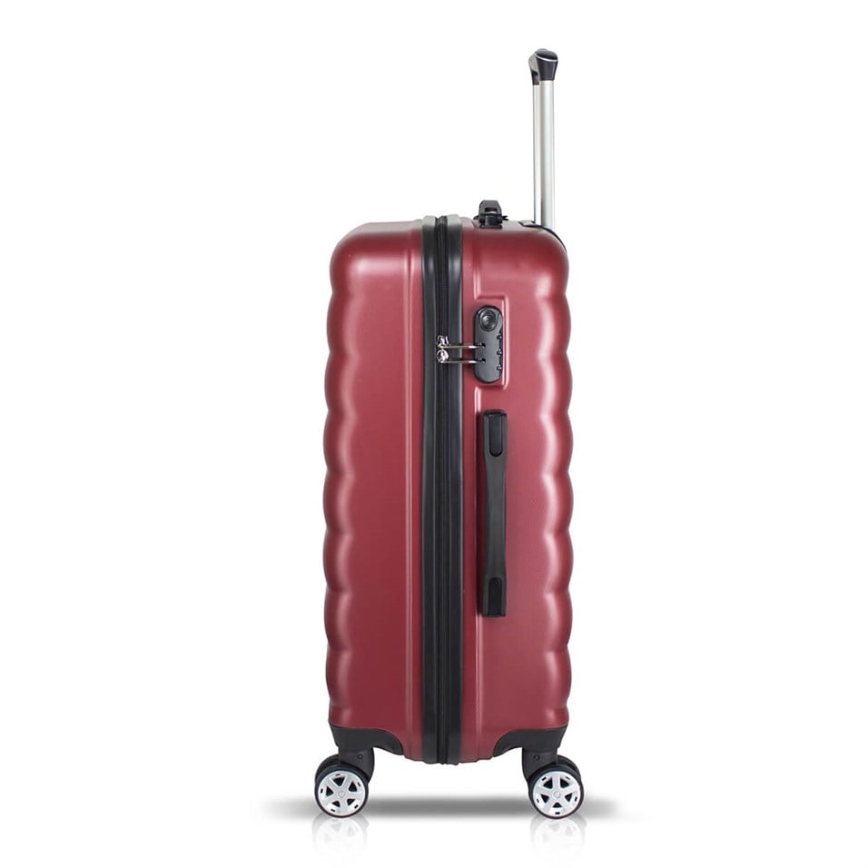 My Valice Smart Bag Colors Usb Şarj Girişli 2'li Valiz Seti (Büyük ve Orta) Bordo