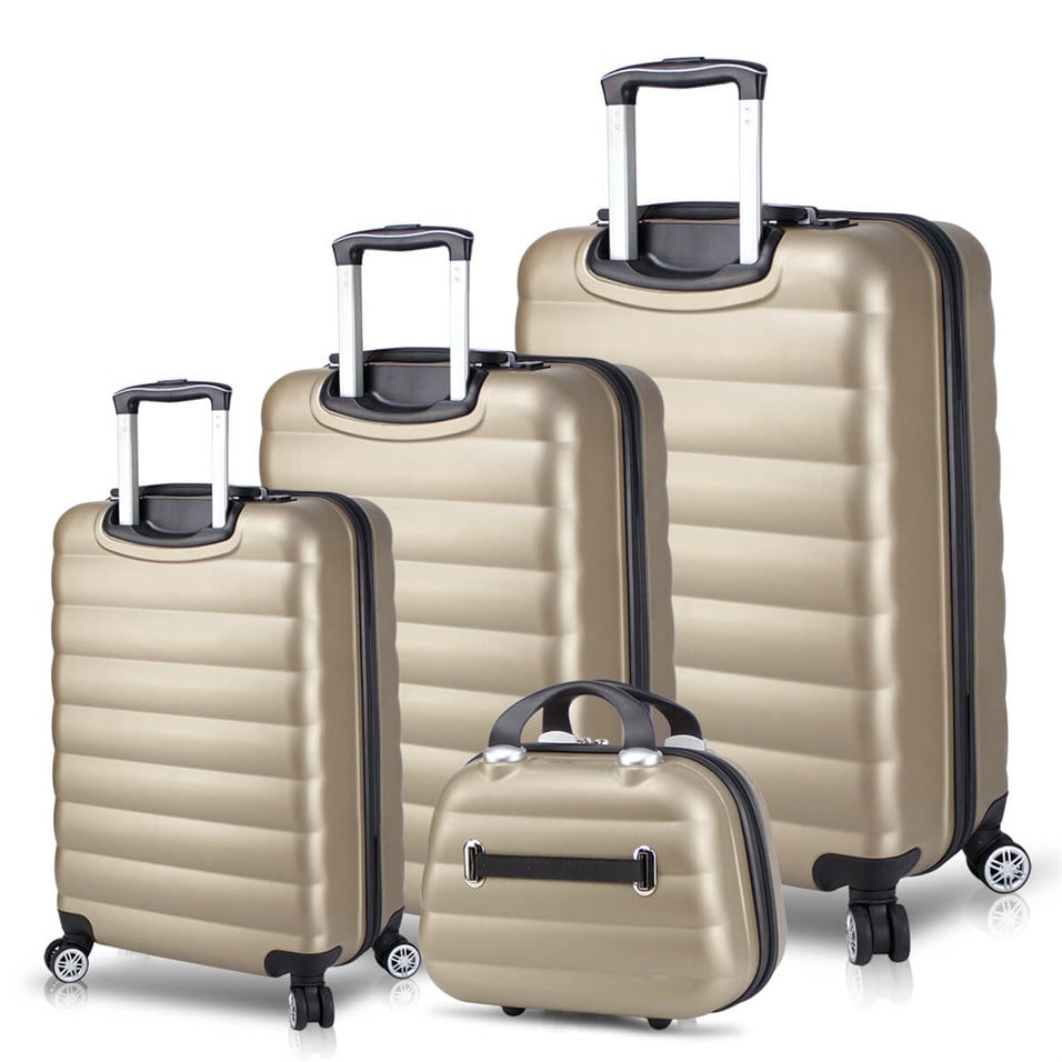 My Valice Smart Bag Colors Usb Şarj Girişli 4'lü Valiz Seti (Travel Set) Gold