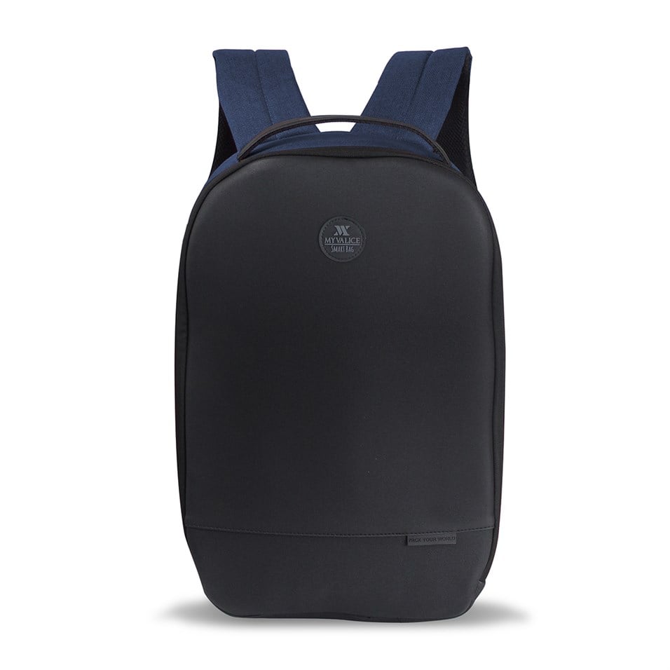 My Valice Smart Bag COSMO Usb Şarj Girişli Körüklü Notebook Sırt Çantası  Lacivert