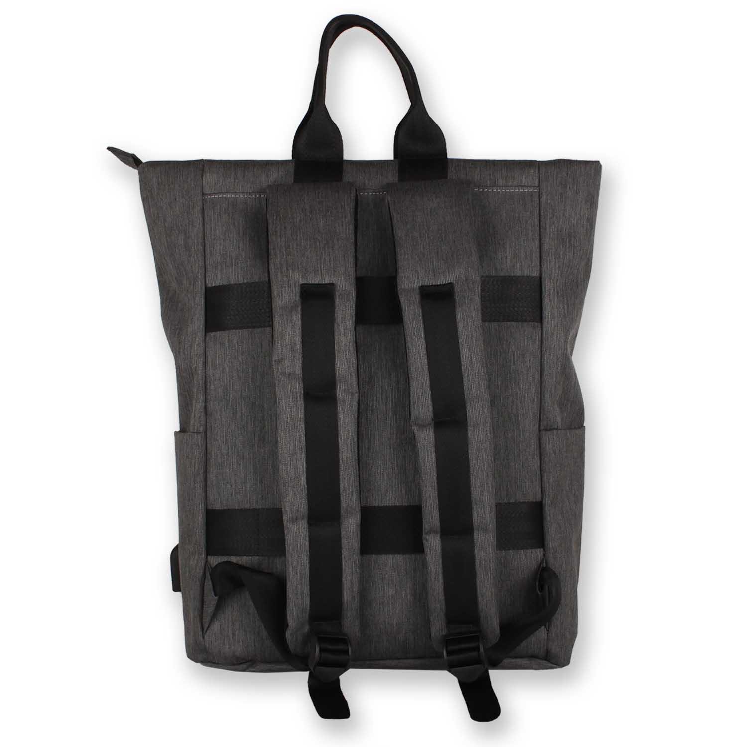 My Valice Smart Bag Elegant Usb Şarj Girişli Laptop Bölmeli Notebook Sırt Çantası Füme