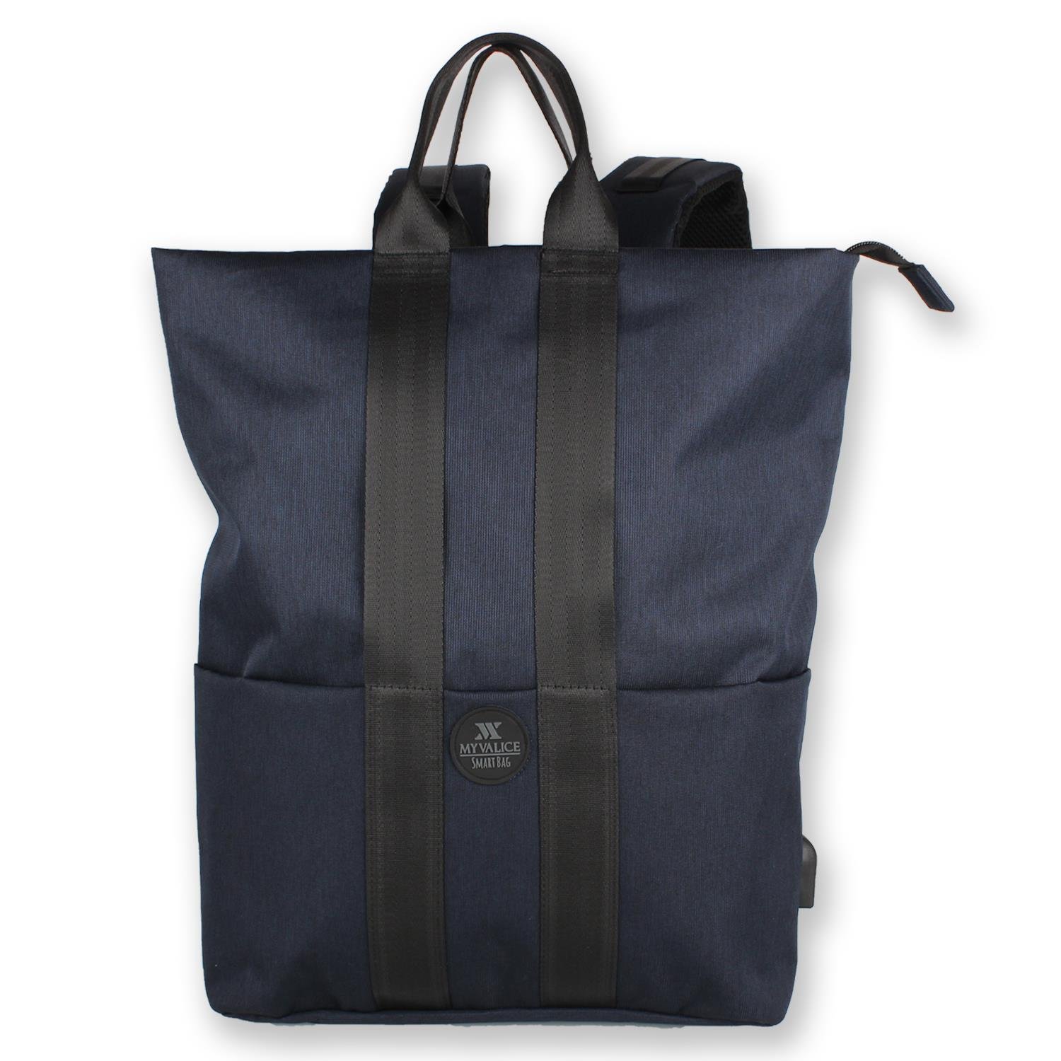 My Valice Smart Bag Elegant Usb Şarj Girişli Laptop Bölmeli Notebook Sırt Çantası Lacivert