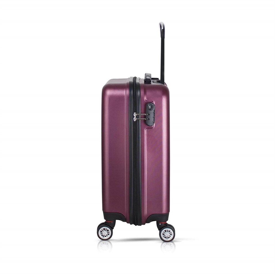 My Valice Smart Bag Energy Usb Şarj Girişli 2'li Valiz Seti (Kabin ve Makyaj) Bordo