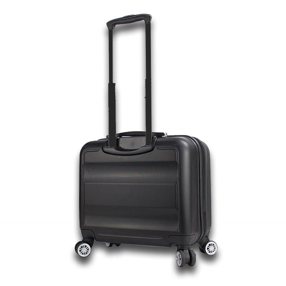 My Valice Smart Bag Exclusive Usb Şarj Girişli Hostes Pilot Boy Valiz Siyah