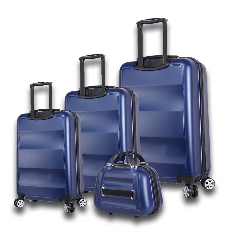 My Valice Smart Bag Exclusive Usb Şarj Girişli 4'lü Valiz Seti (Travel Set) Lacivert