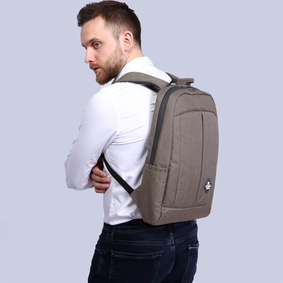 My Valice Smart Bag GALAXY With USB Charging Port Notebook Backpack Brown