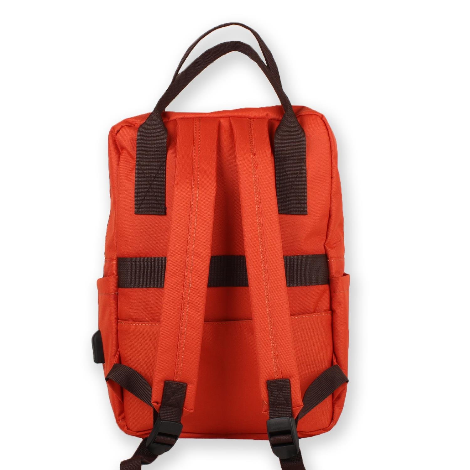 My Valice Smart Bag Post Usb Şarj Girişli Laptop Bölmeli Notebook Sırt Çantası Kiremit