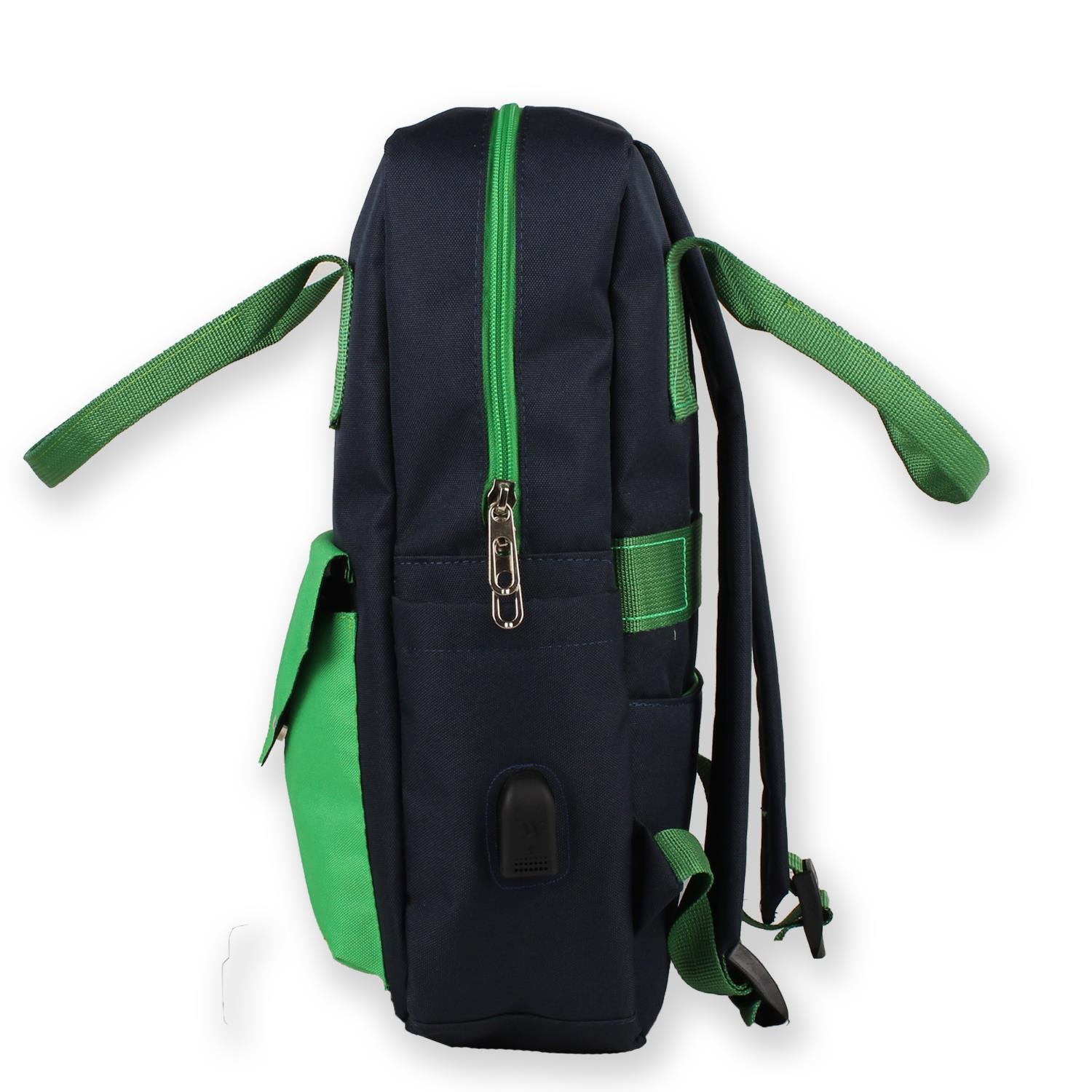 My Valice Smart Bag Post Usb Şarj Girişli Laptop Bölmeli Notebook Sırt Çantası Lacivert