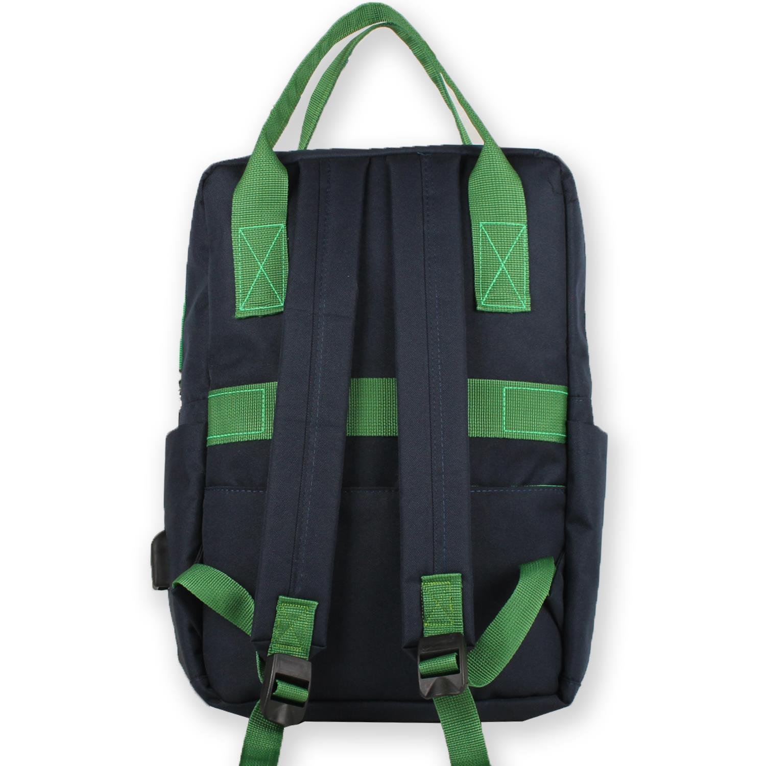 My Valice Smart Bag Post Usb Şarj Girişli Laptop Bölmeli Notebook Sırt Çantası Lacivert