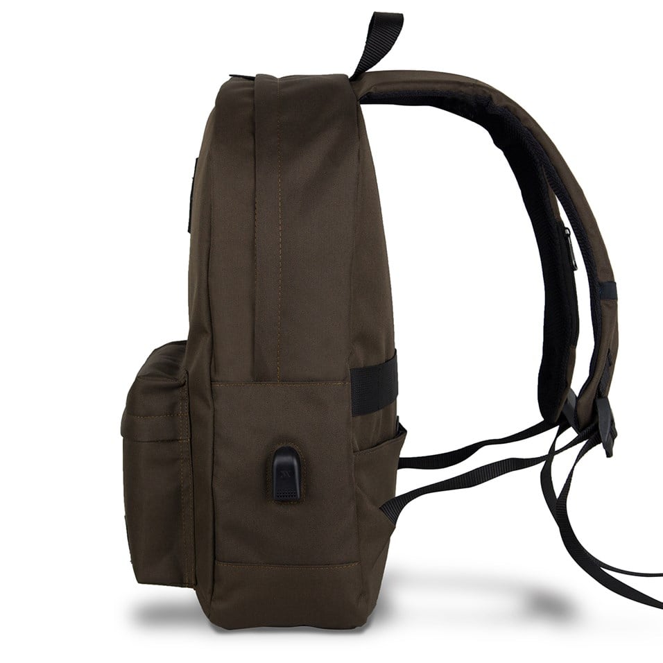 My Valice Smart Bag SPECTA Usb Şarj Girişli Akıllı Sırt Çantası Kahve