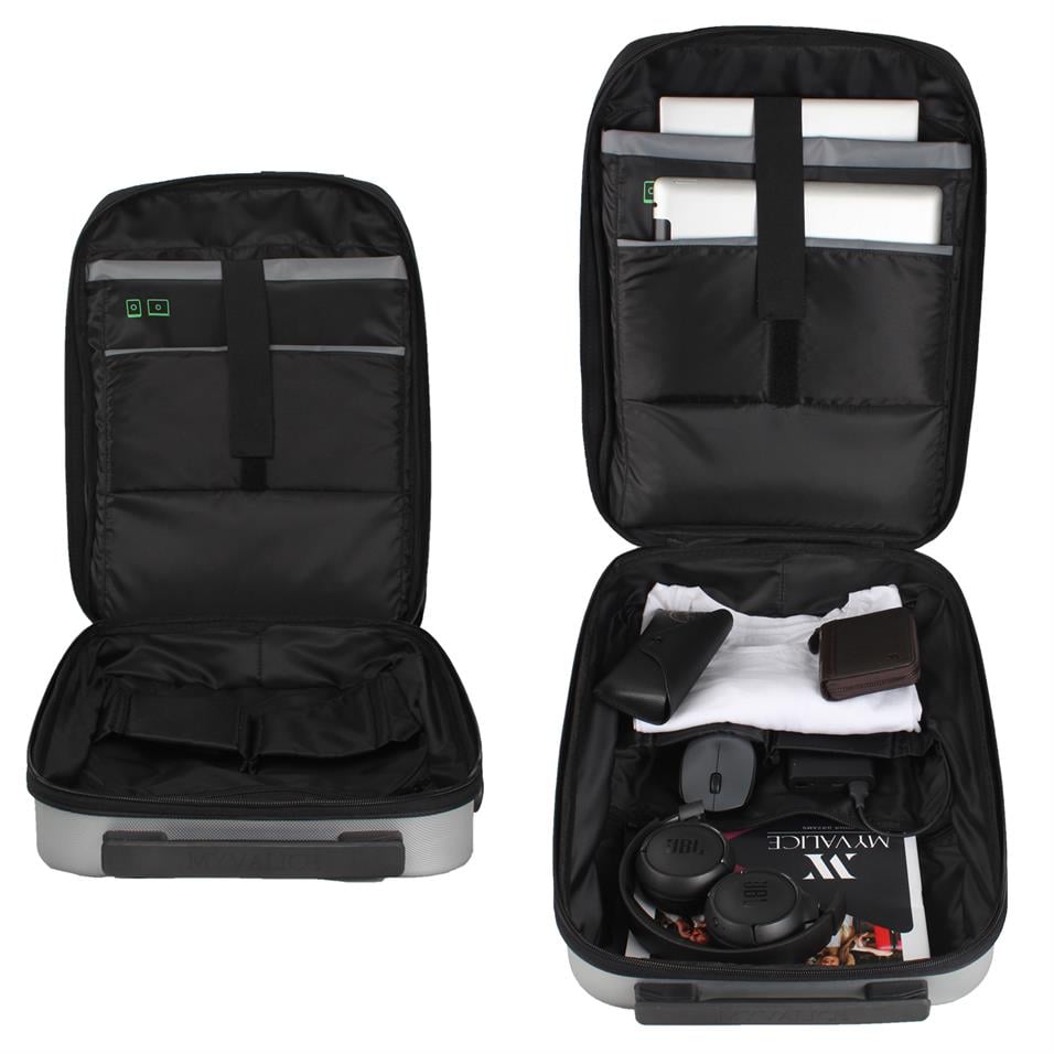 My Valice Smart Bag STRONG Usb Şarj Girişli Unisex ABS Akıllı Sırt Çantası Lacivert