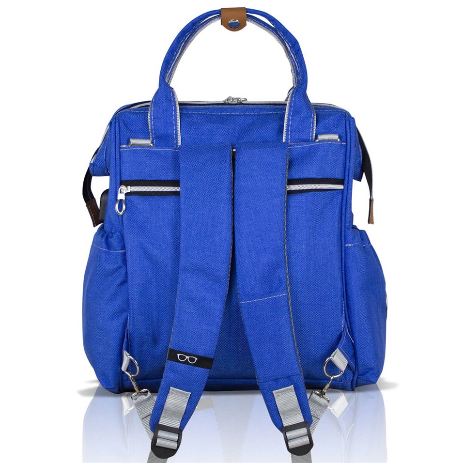 My Valice Smart Bag Sweet Usb'li Anne Bebek Bakım ve Sırt Çantası Saks Mavi