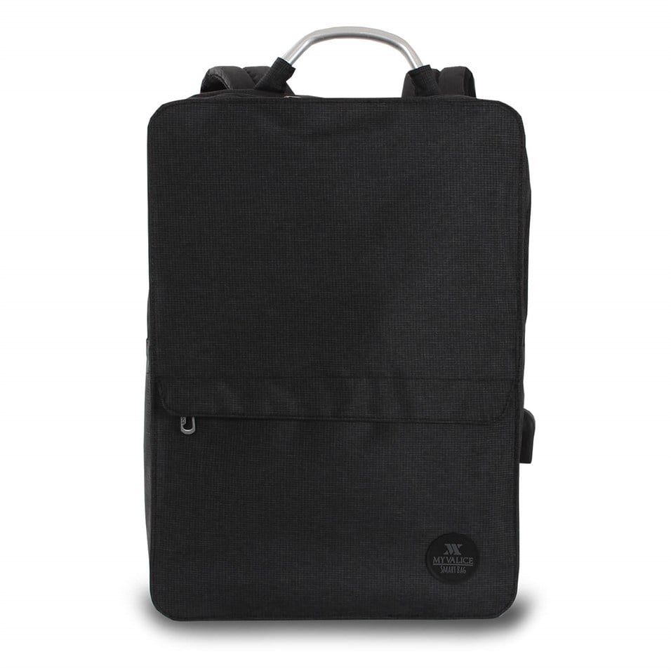 My Valice Smart Bag Usb Şarj Girişli Akıllı Sırt Çantası 1210 Siyah