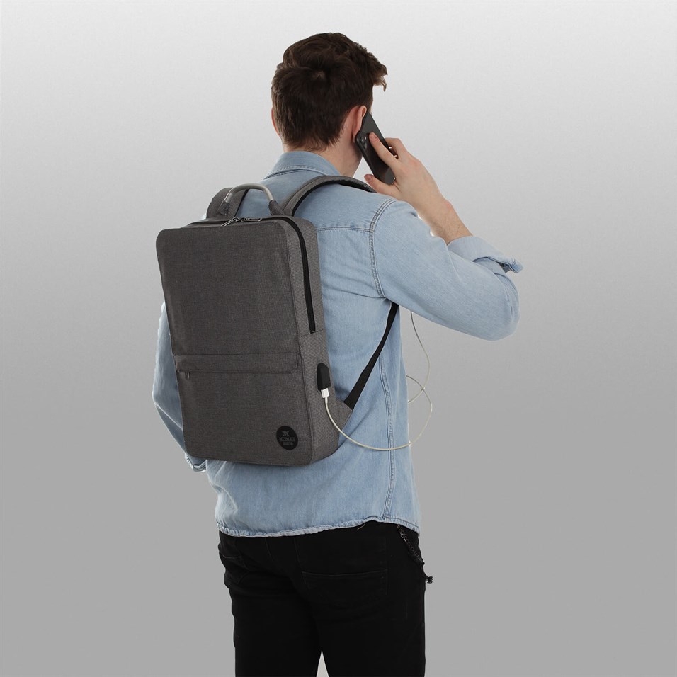 My Valice Smart Bag Usb Şarj Girişli Akıllı Sırt Çantası 1210 Antrasit