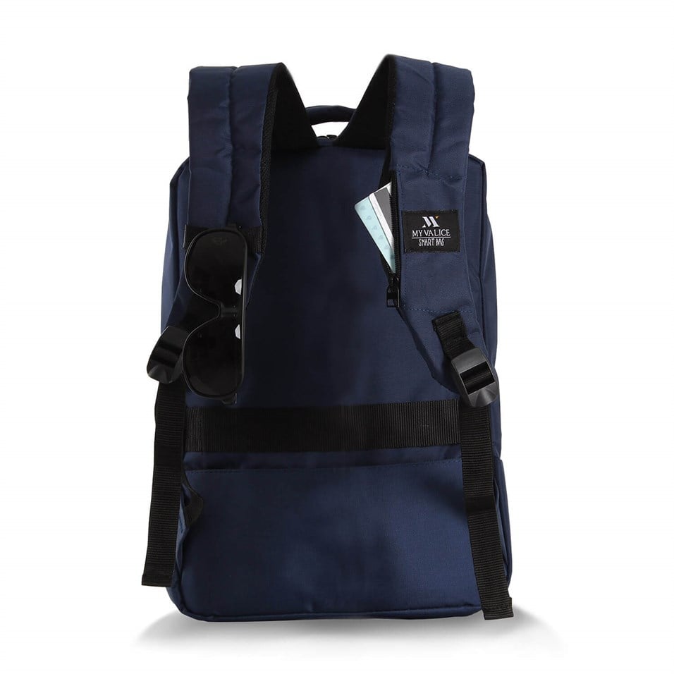 My Valice Smart Bag Usb Şarj Girişli Akıllı Sırt Çantası 1209 Lacivert