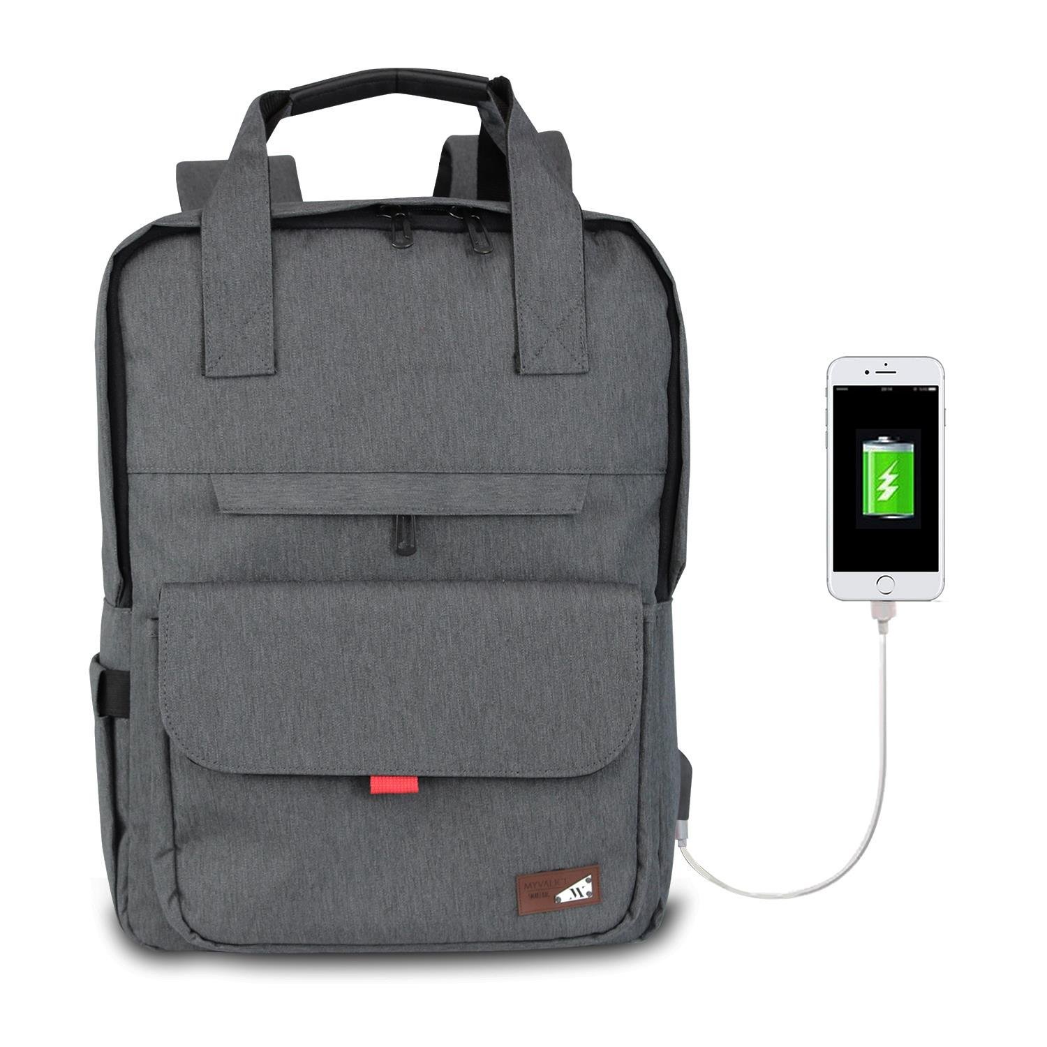 My Valice Smart Bag Usb Şarj Girişli Akıllı Sırt Çantası 1205 Füme