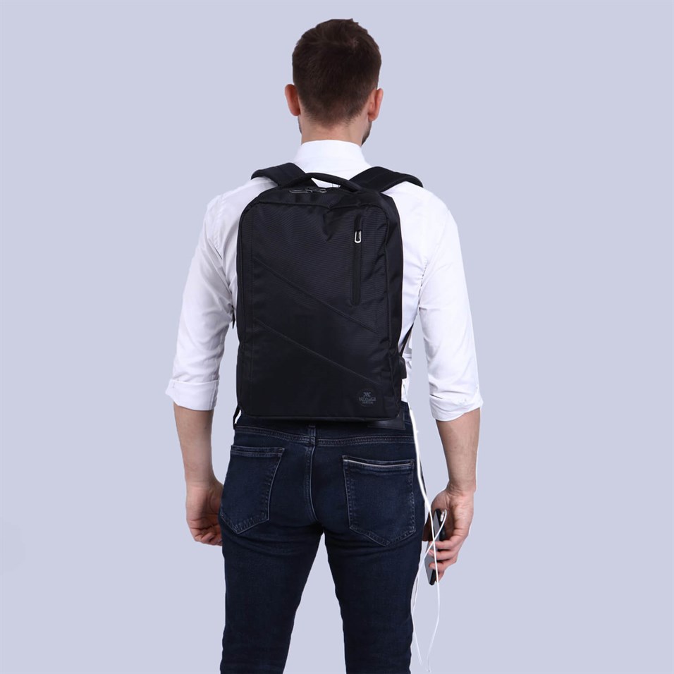 My Valice Smart Bag With USB Charging Port Backpack 1209 Black