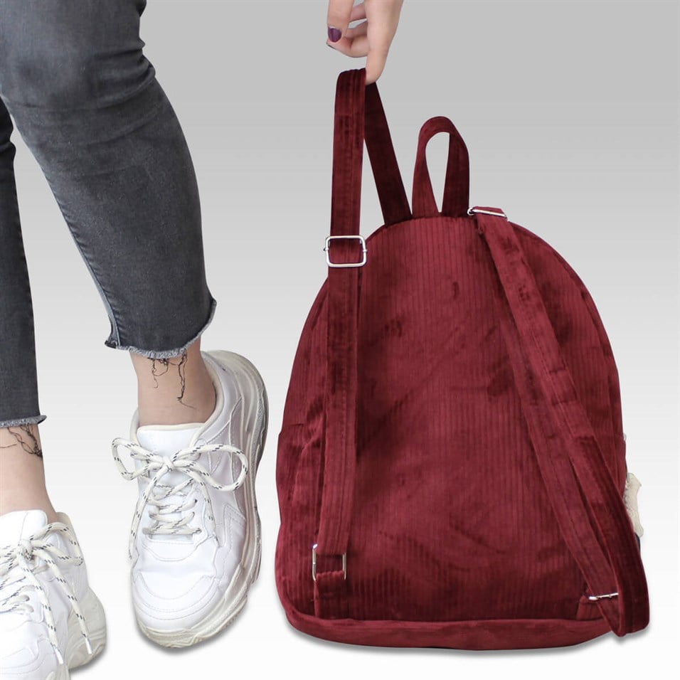 My Valice Smart Bag Usb Şarj Girişli Sırt Çantası 1201 Bordo