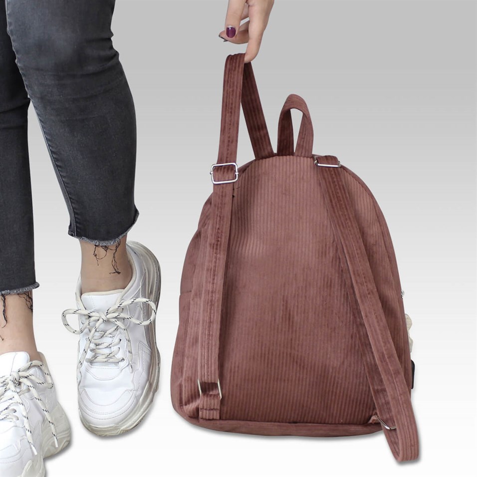 My Valice Smart Bag Usb Şarj Girişli Sırt Çantası 1201 Gül Kurusu