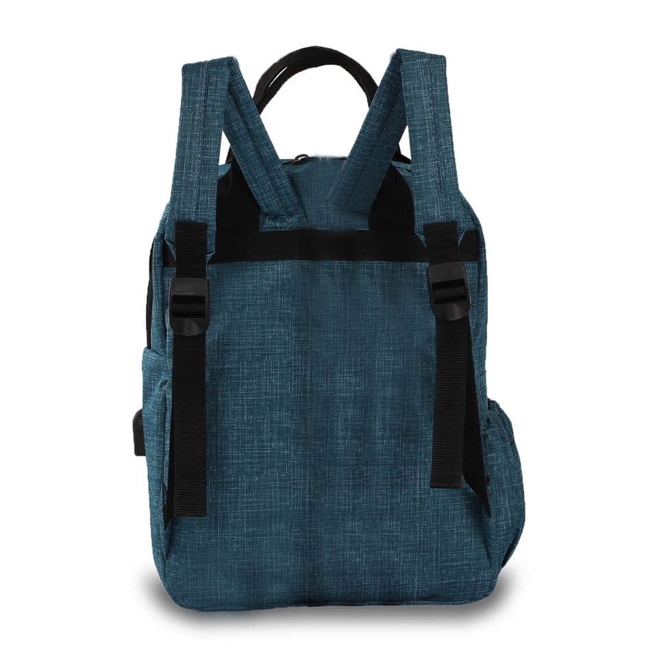 My Valice Smart Bag Usb'li Anne Bebek Bakım ve Sırt Çantası 1403 Petrol Yeşili