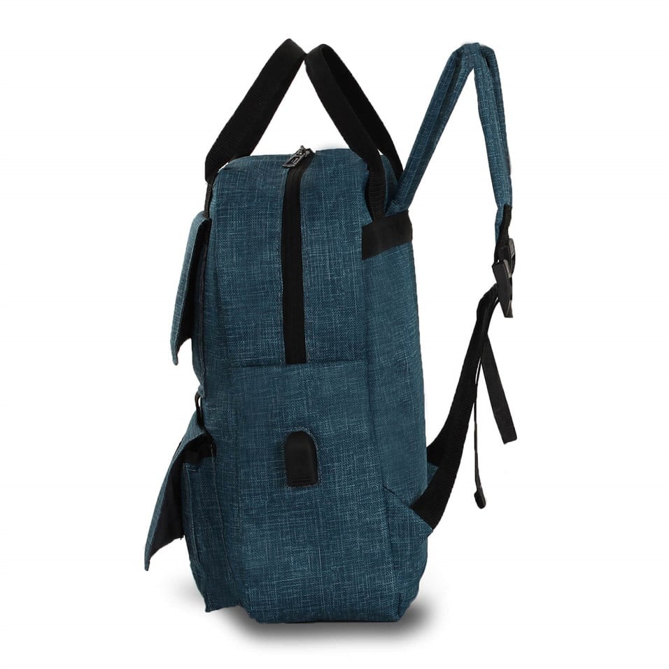 My Valice Smart Bag Usb'li Anne Bebek Bakım ve Sırt Çantası 1403 Petrol Yeşili