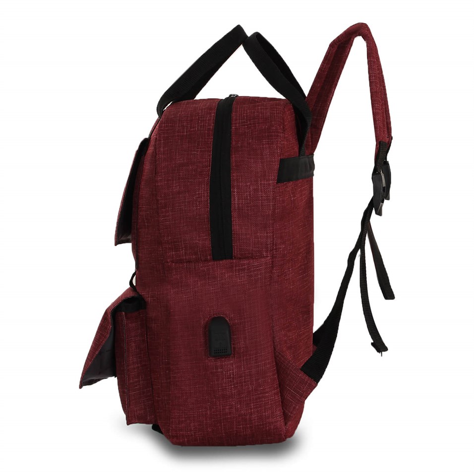 My Valice Smart Bag Usb'li Anne Bebek Bakım ve Sırt Çantası 1403 Bordo