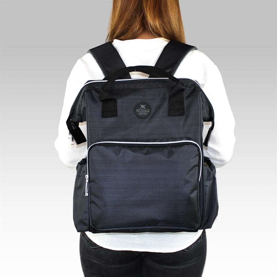 My Valice Smart Bag Usb'li Anne Bebek Bakım ve Sırt Çantası 1401 Siyah