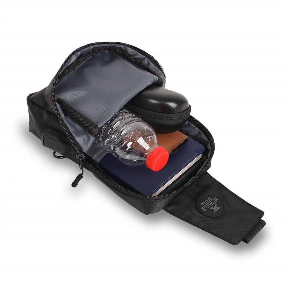 My Valice Smart Bag Usb'li Çapraz Göğüs Çantası 1508 Lacivert