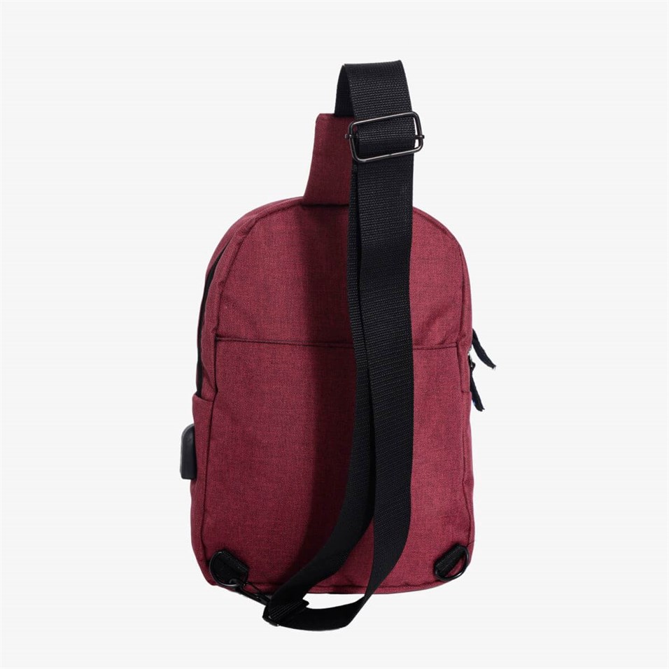 My Valice Smart Bag Usb'li Çapraz Göğüs Çantası 1505 Bordo