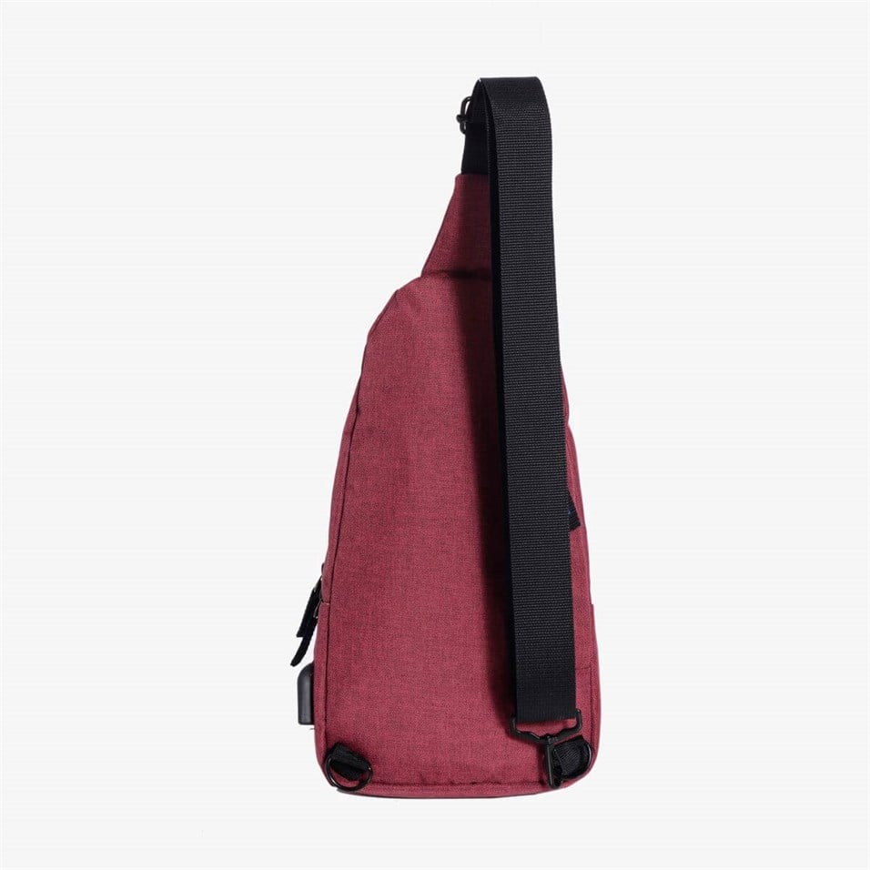 My Valice Smart Bag Usb'li Çapraz Göğüs Çantası 1502 Bordo