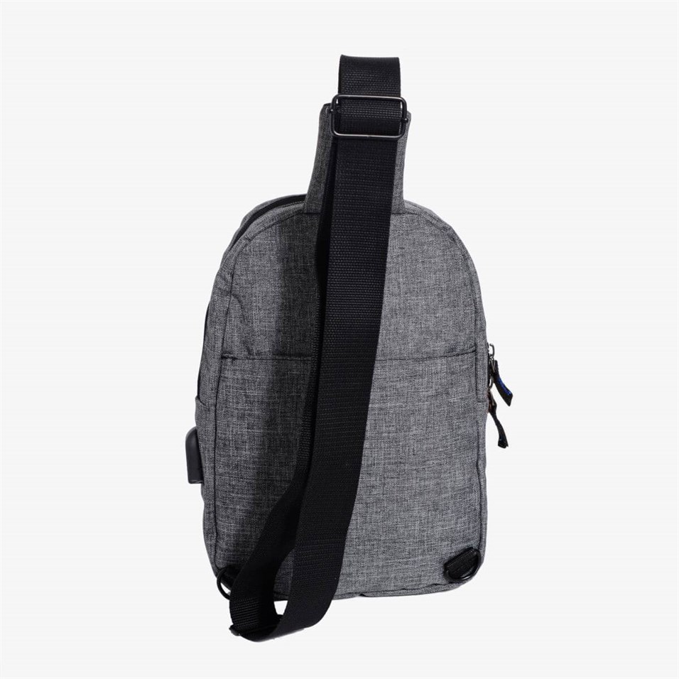 My Valice Smart Bag Usb'li Çapraz Göğüs Çantası 1505 Gri