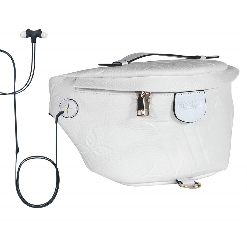 My Valice Smart Bag Usb'li Çapraz Göğüs ve Bel Çantası 1506 Beyaz